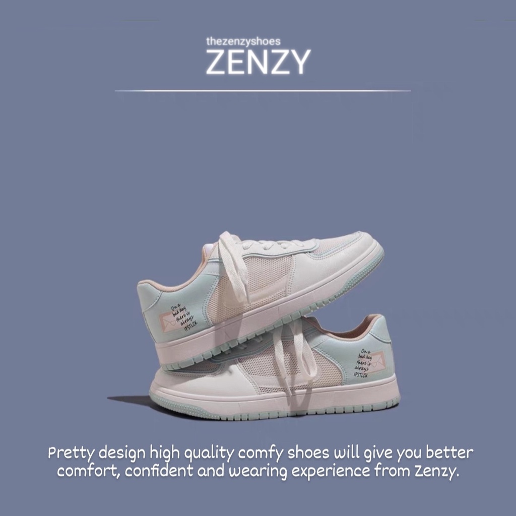 Zenzy Premium Morrie Korea Designed - Sepatu Casual Comfy-1
