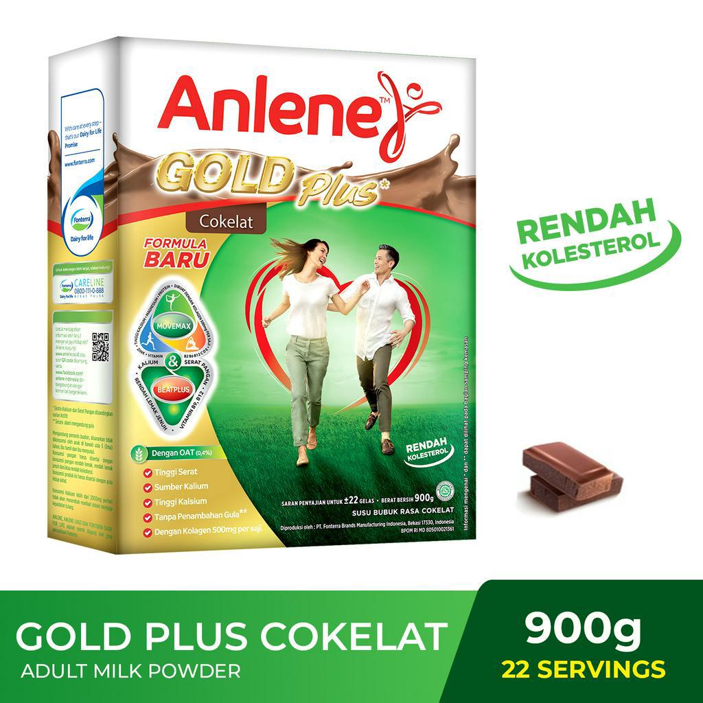 

Anlene Gold Plus Chocolate - Susu Bubuk 900 gr