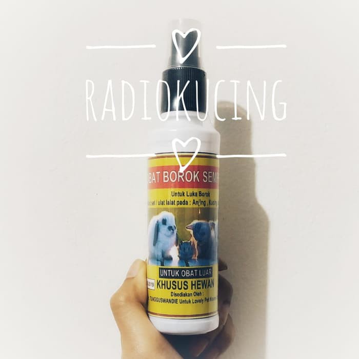 Promo Well Obat Borok Semprot Hewan Kucing Anjing Kelinci