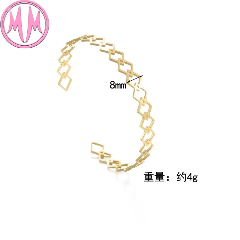 MORYMOSHI B554 Gelang Wanita Titanium Stainless Wrap Anti Karat Anti Luntur Fashion Korea