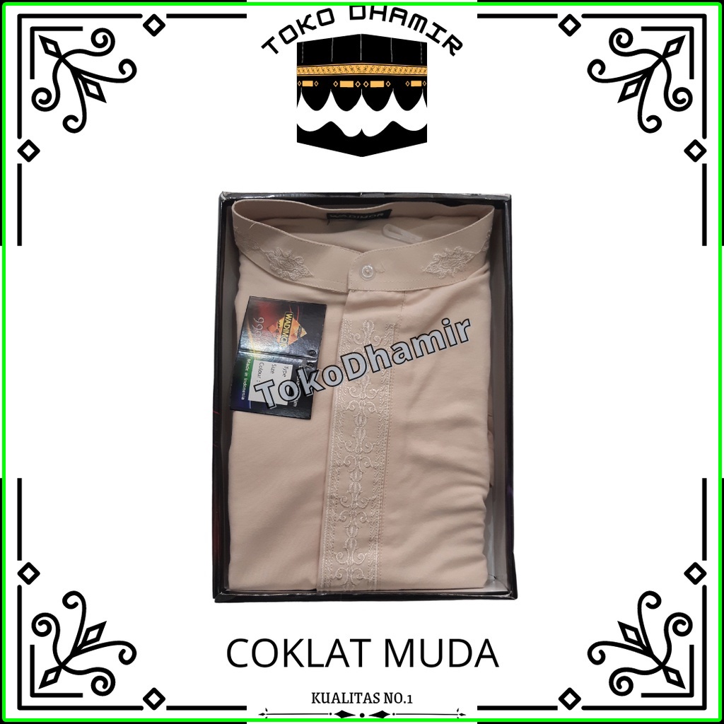 [ COD ] Baju koko wadimor 999 coklat muda lengan panjang 100% original pria dewasa ukuran M - XL fashion muslim pakaian atasan dewasa FREE BOX
