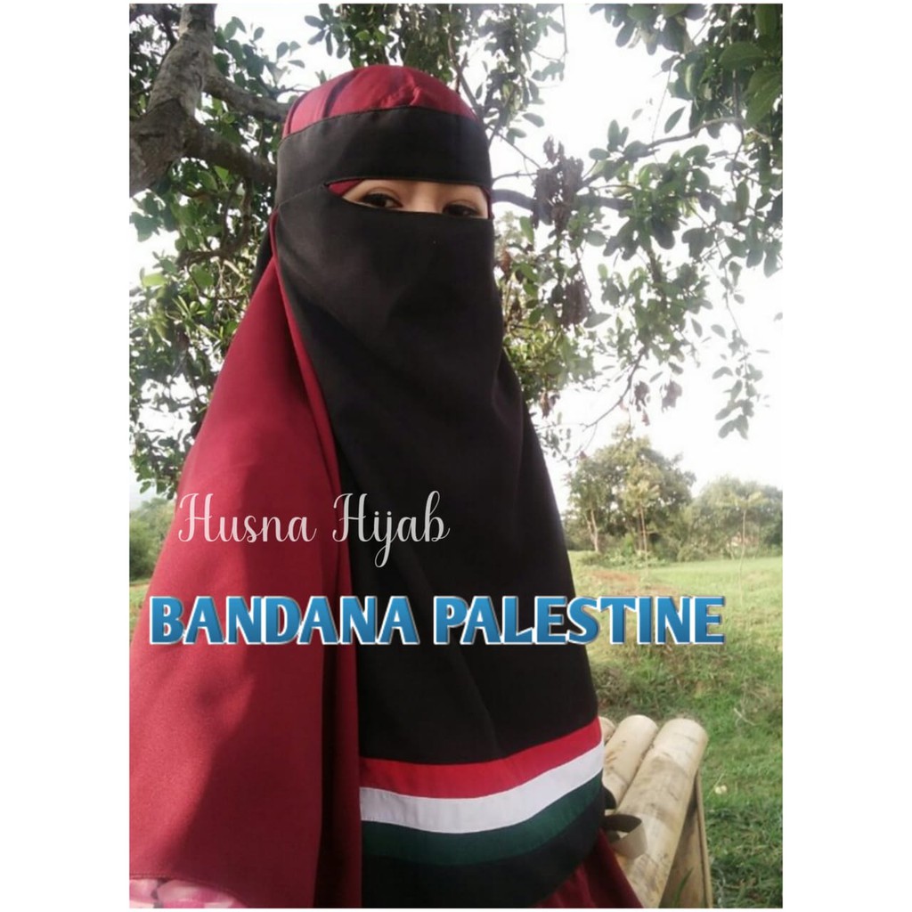 [HUSNA HIJAB] Cadar Bandana Palestine Murah / Bandana List Palestine / Cadar Bandana Palestina / Cadar Palestina