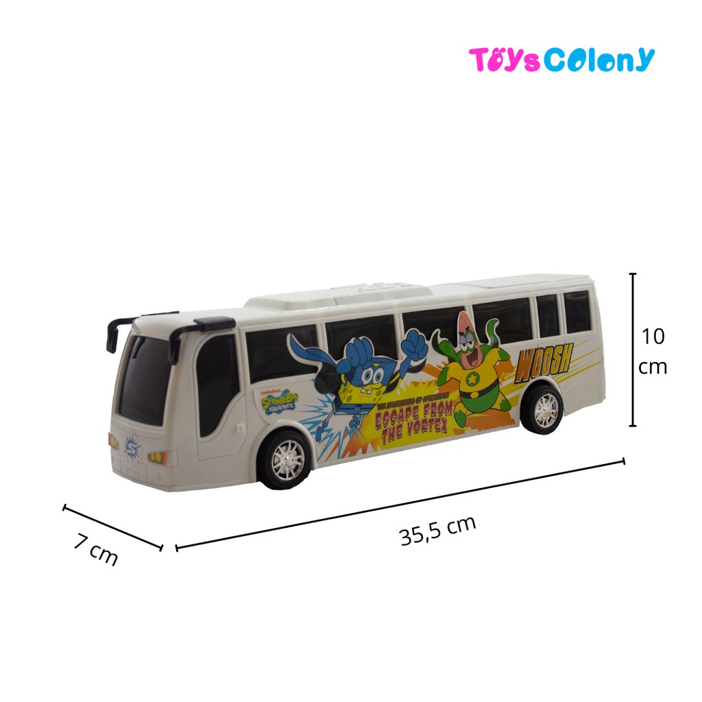 TRANSPORTASI BUS SPONGEBOB / BUS MAINAN ANAK