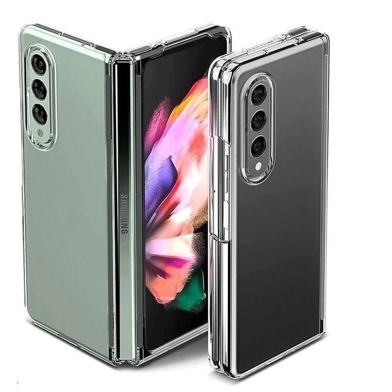 Clear Case Bening Samsung Galaxy Z Fold 4 5G Fold 3 Fold 2 Fold 1 High Premium Transparan Hard Case Anti Kuning