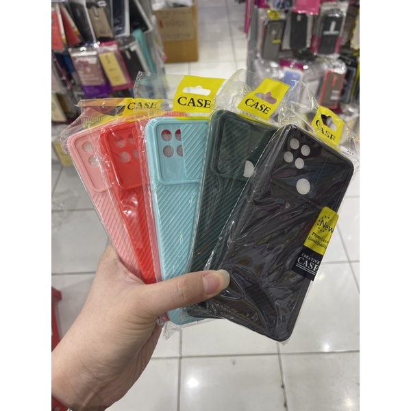 OPPO A15/A15s/RENO 4/RENO 5 SOFTCASE CAMSHIELD SLIDE PENUTUP KAMERA BELAKANG