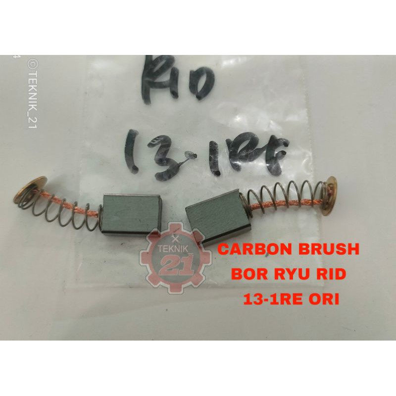 CARBON BRUSH BOR RYU 13 MM TIPE RID 13-1 RE ARENG BOR RYU 13 MM
