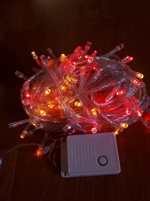 Lampu hias tumblr lampu natal 200 led