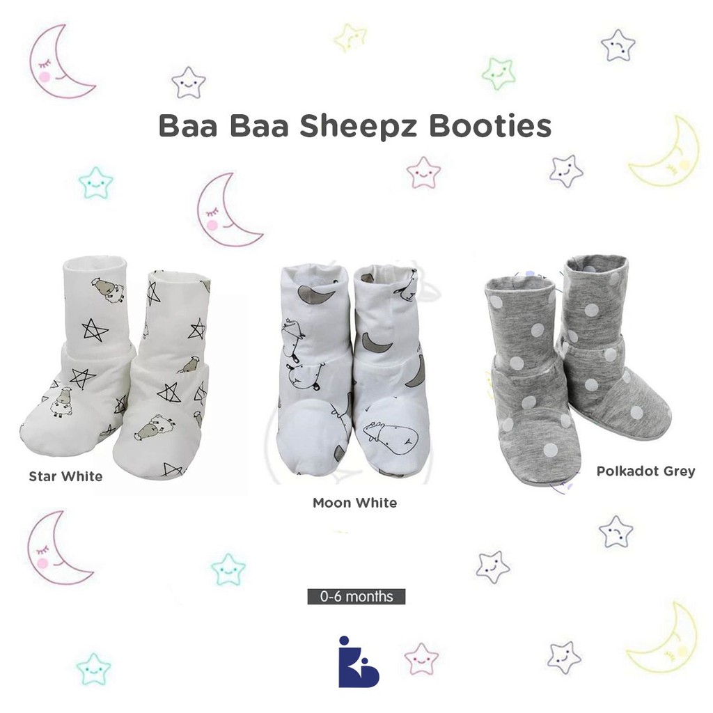 Baa Baa Sheepz Booties | Kaos Kaki Bayi