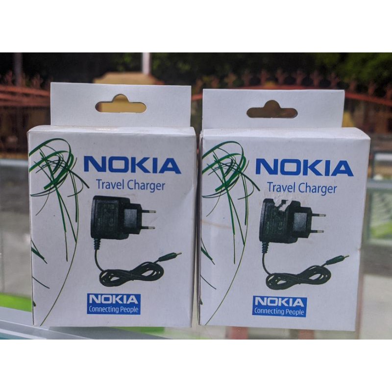 Travel Charger Nokia Jadul Colokan Kepala Pin Kecil Original