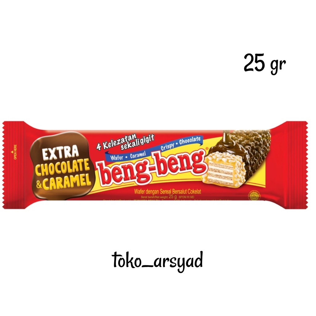 

Beng Beng Reguler Extra Chocolate & Caramel Eceran 25 gram