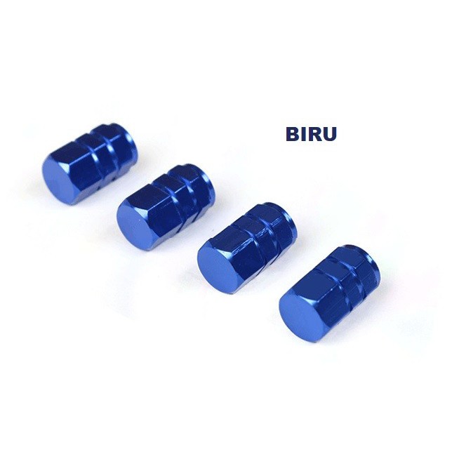 Penutup Pentil Ban Mobil Bahan Metal Isi 4pcs - PMB001