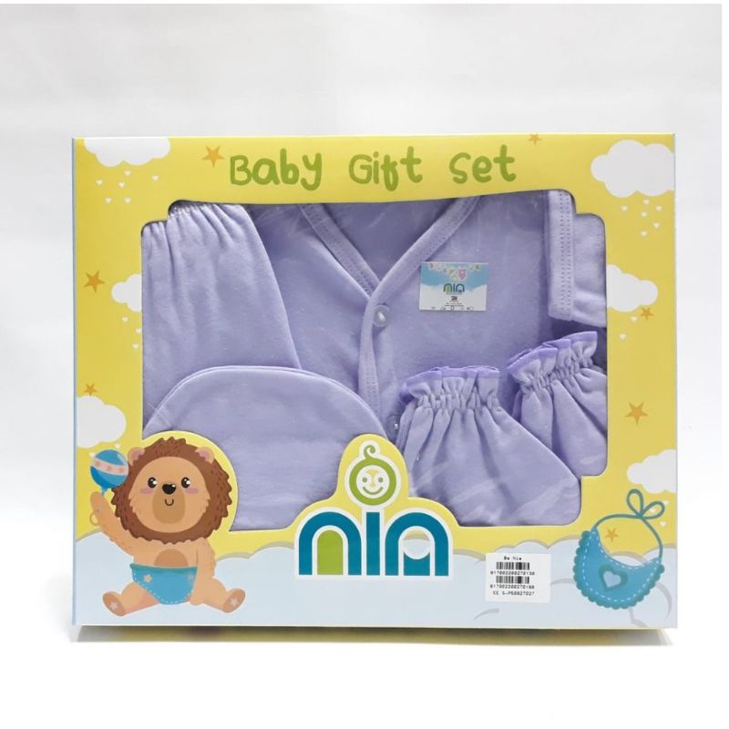 Baby set gift NIA - new baby set gift nia terbaru - kado paket setelan bayi