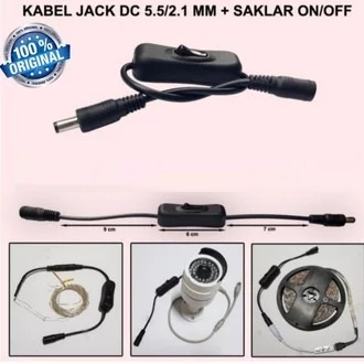 Saklar On Off Pompa Cuci Mobil/Motor DC 12V 2A Dengan Kabel Jack - SAKLAR ON / OFF DC 2A