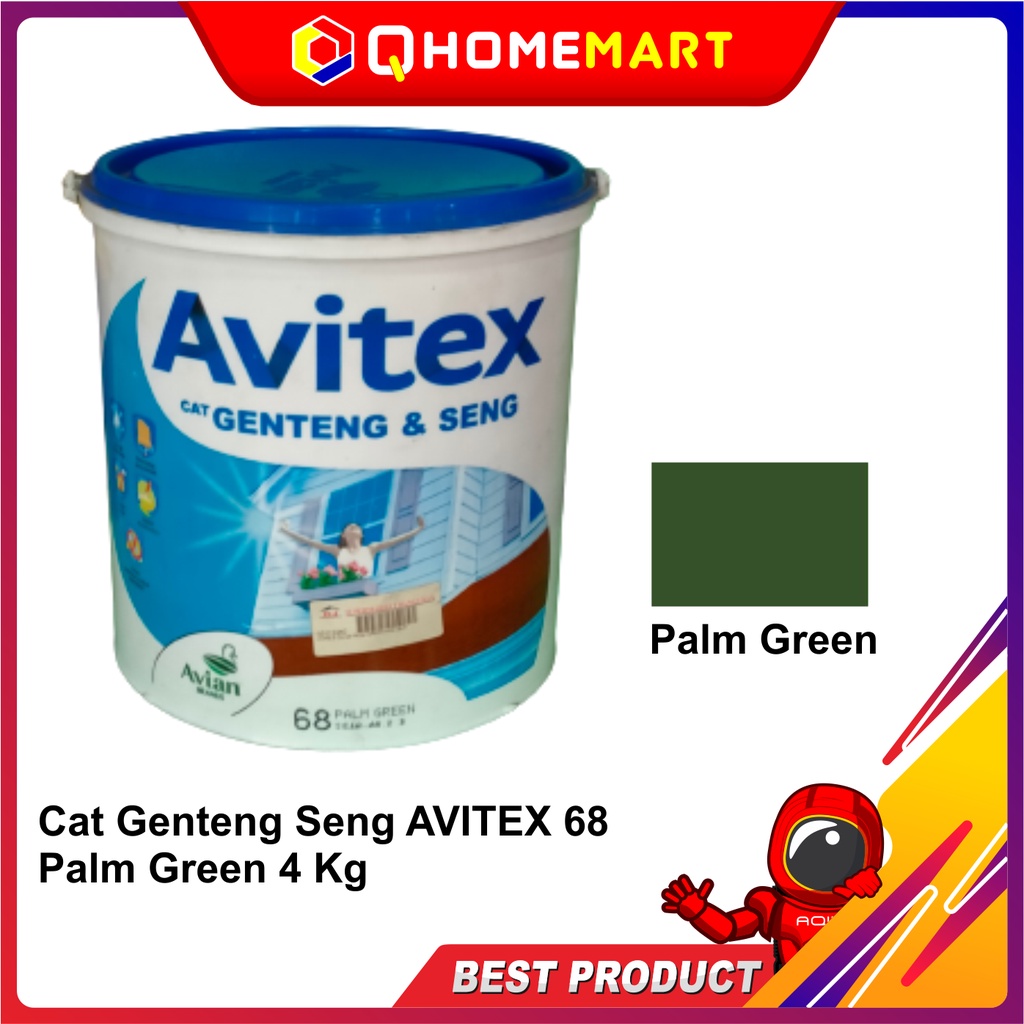 Cat Genteng dan Seng AVITEX 4kg 20kg