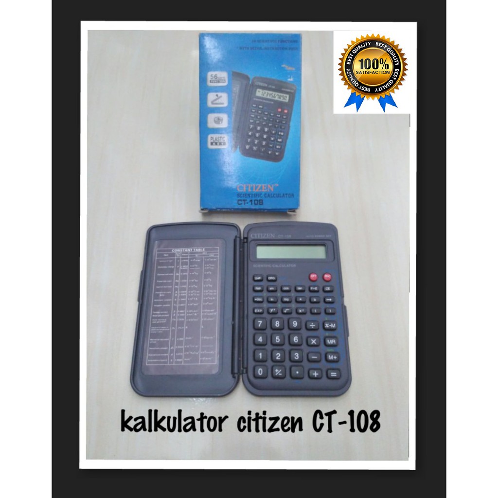 

Best Seller Grosir KALKULATOR SCIENTIFIC CITIZEN CT 108 / KALKULATOR SCIENTIFIC HD