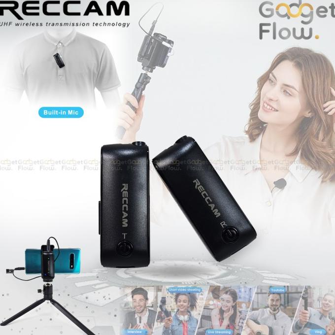 Paket Mic Wireless Hp Smartphone Viral Tiktok Tripod Vlog Reccam