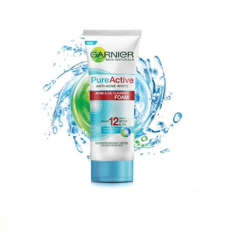 GARNIER Pure Active Acne &amp; Oil Clearing Foam 100ml