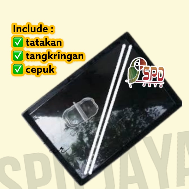 kandang umbaran merk panda cc besi tebal / kandang kucing / kandang sugar glider sg ukuran 60cm x40 x40