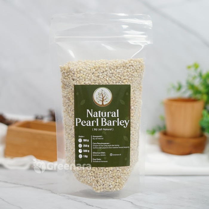 

q20w1q1qw Natural Pearl Barley / Biji Jali - Jali 500Gr Dscscv