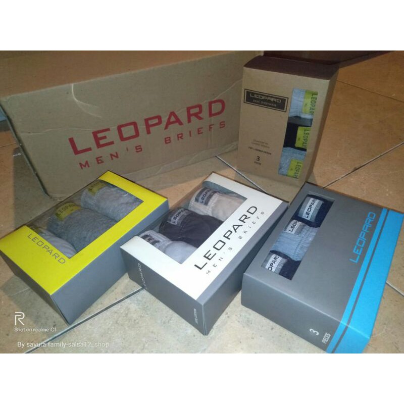 [M-L-XL-XXL]CELANA DALAM PRIA/CD LEOPARD/CD 3 PCS