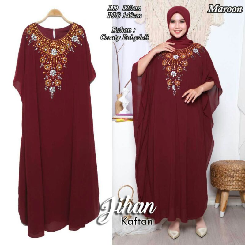 Kaftan jihan payet tangan