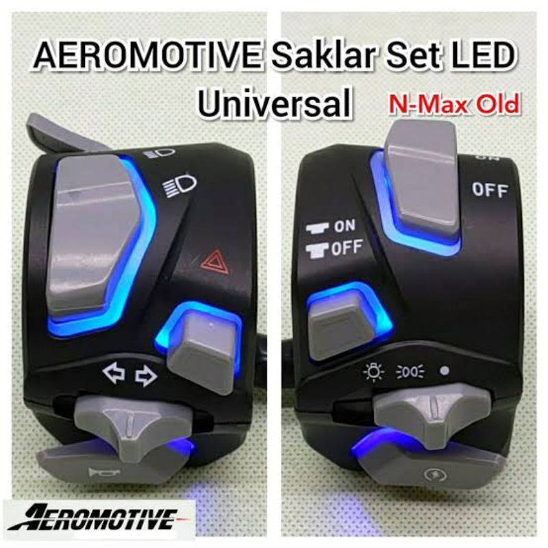 saklar kanan kiri set aeromotive vietnam led universal pnp nmax pcx adv vario 125 150 xride vixion t