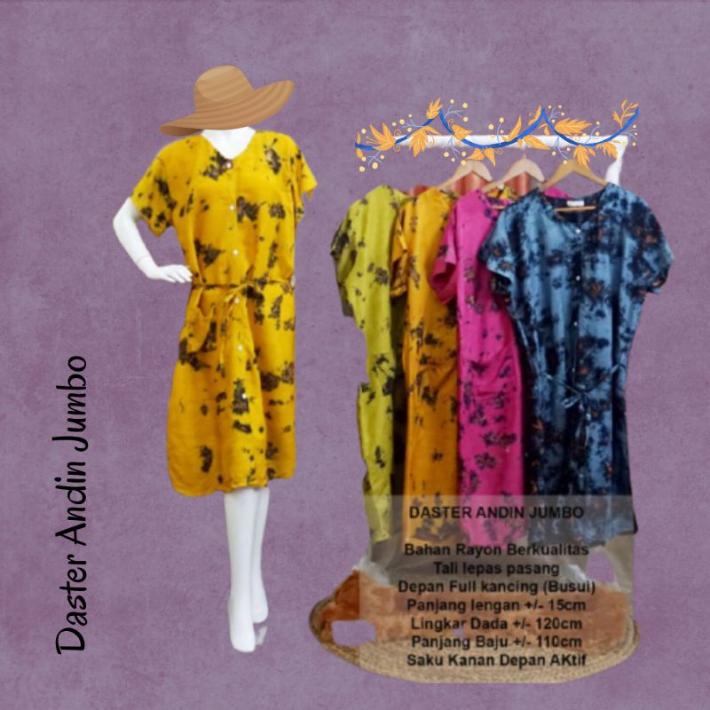 Daster Andin Jumbo Murah Cantik