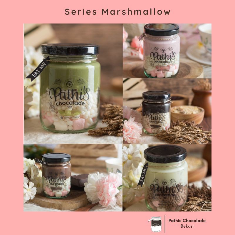 PATHIS CHOCOLADE Chocolate Jar Cokelat Marshmallow | Shopee Indonesia