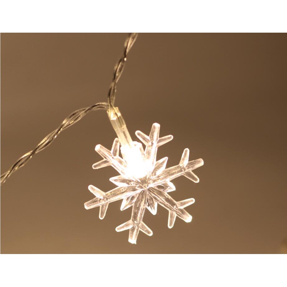 Retaily Tumblr Snow Lampu Tumblr Snowflake OPP Lampu Dekorasi Salju Natal