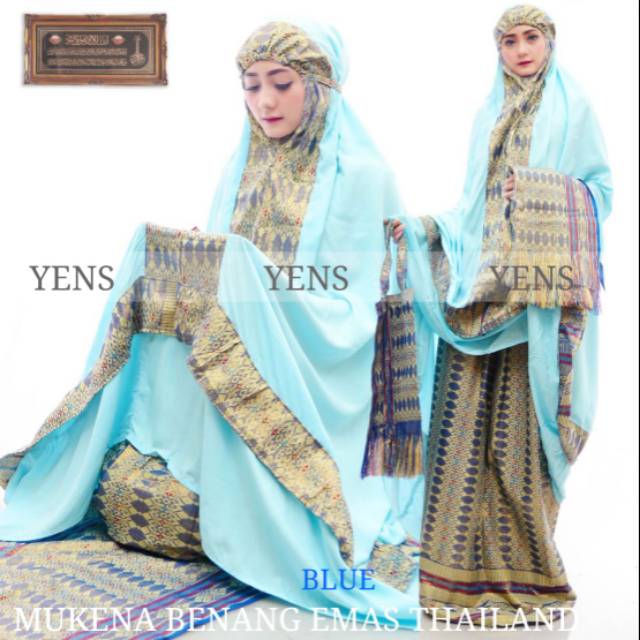 MUKENA SONGKET BENANG EMAS