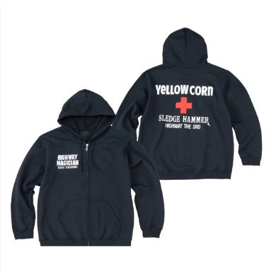 JAKET HOODIE ZIPPER YELLOW CORN SLEEDGE HAMMER