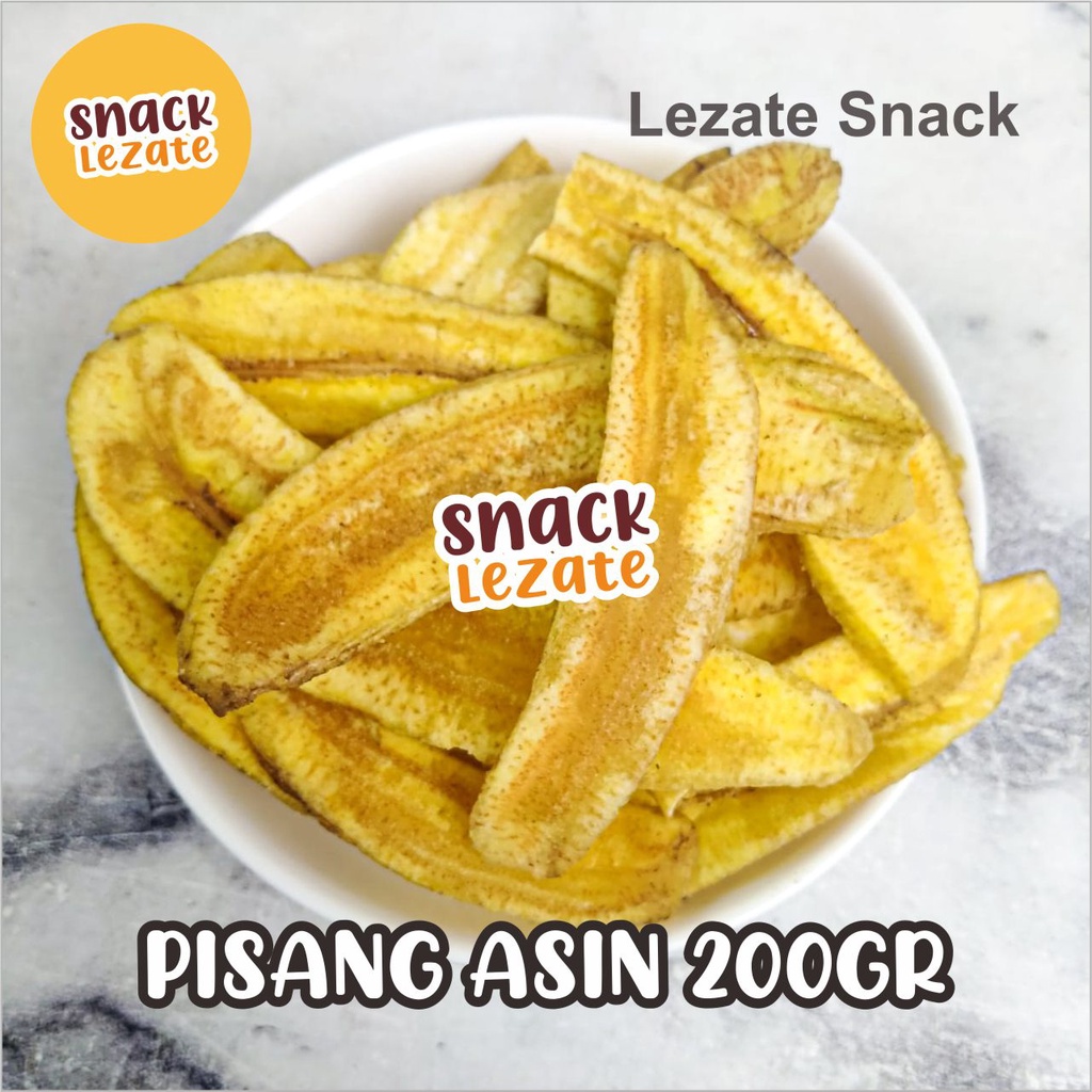 

Kripik PIsang Asin 200gr Gurih Murah /Kripik Pisang Kepok Gurih Tipis Keripik Pisang Asin Gurih Lampung