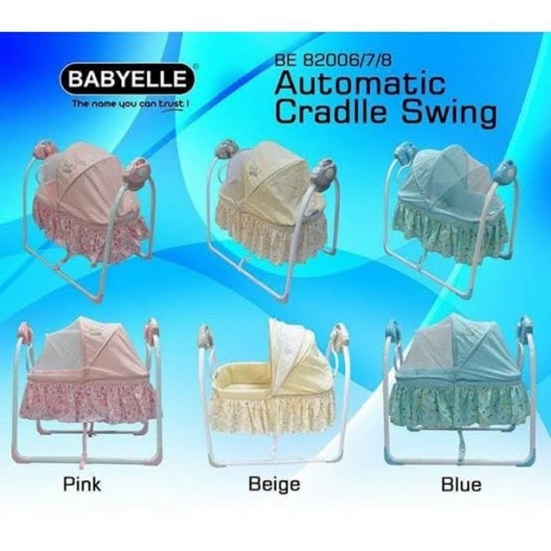 Baby Elle Automatic Craddle Swing/Ayunan Bayi Elekrik