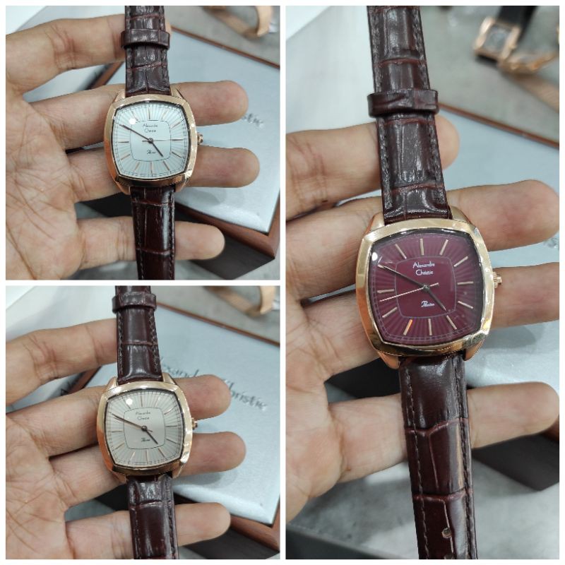 JAM TANGAN ALEXANDRE CHRISTIE AC 2884 LADIES NEW AC2884 LEATHER ORIGINAL