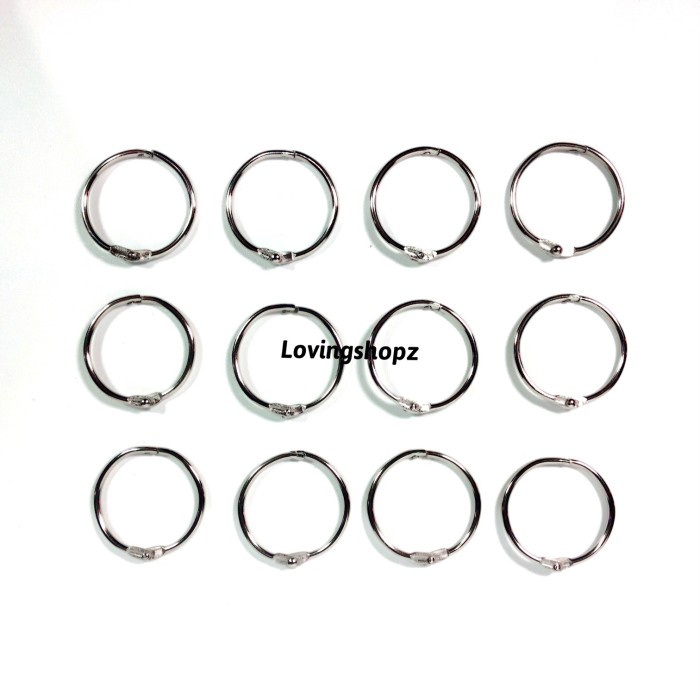 

Eklusif Ring Bulat Buka Tutup 3 Cm Nikel / Ring Binder/Gorden/Buku Per Lusin Hot Sale