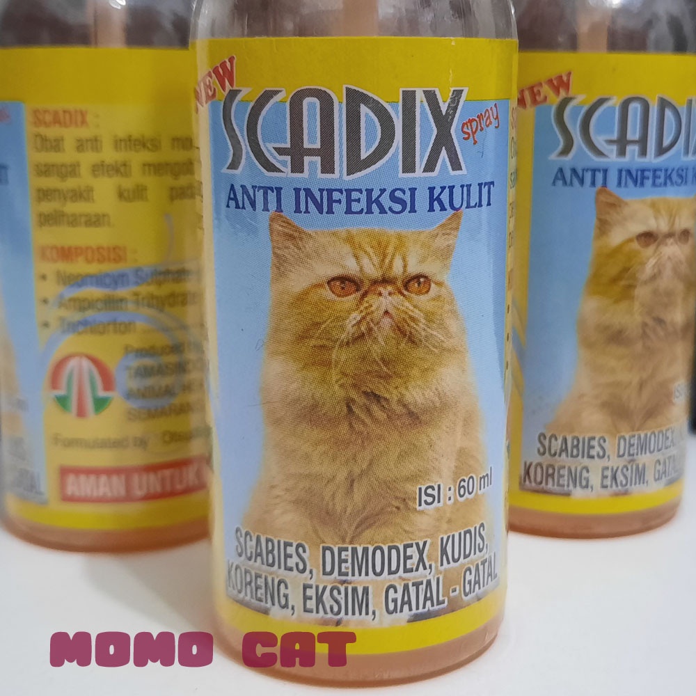 OBAT SCABIES Kucing Terpercaya Scadix Kemasan Spray