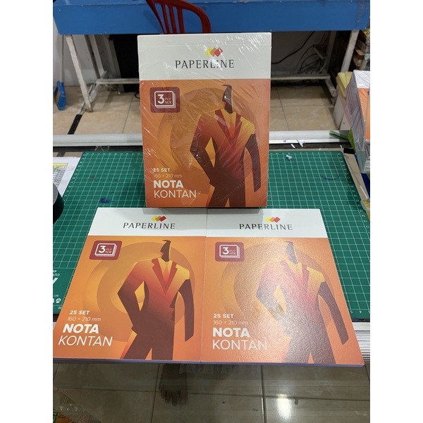 

NOTA KONTAN paperline besar 3Ply(PER PAK 1PAK ISI 10 pcs)