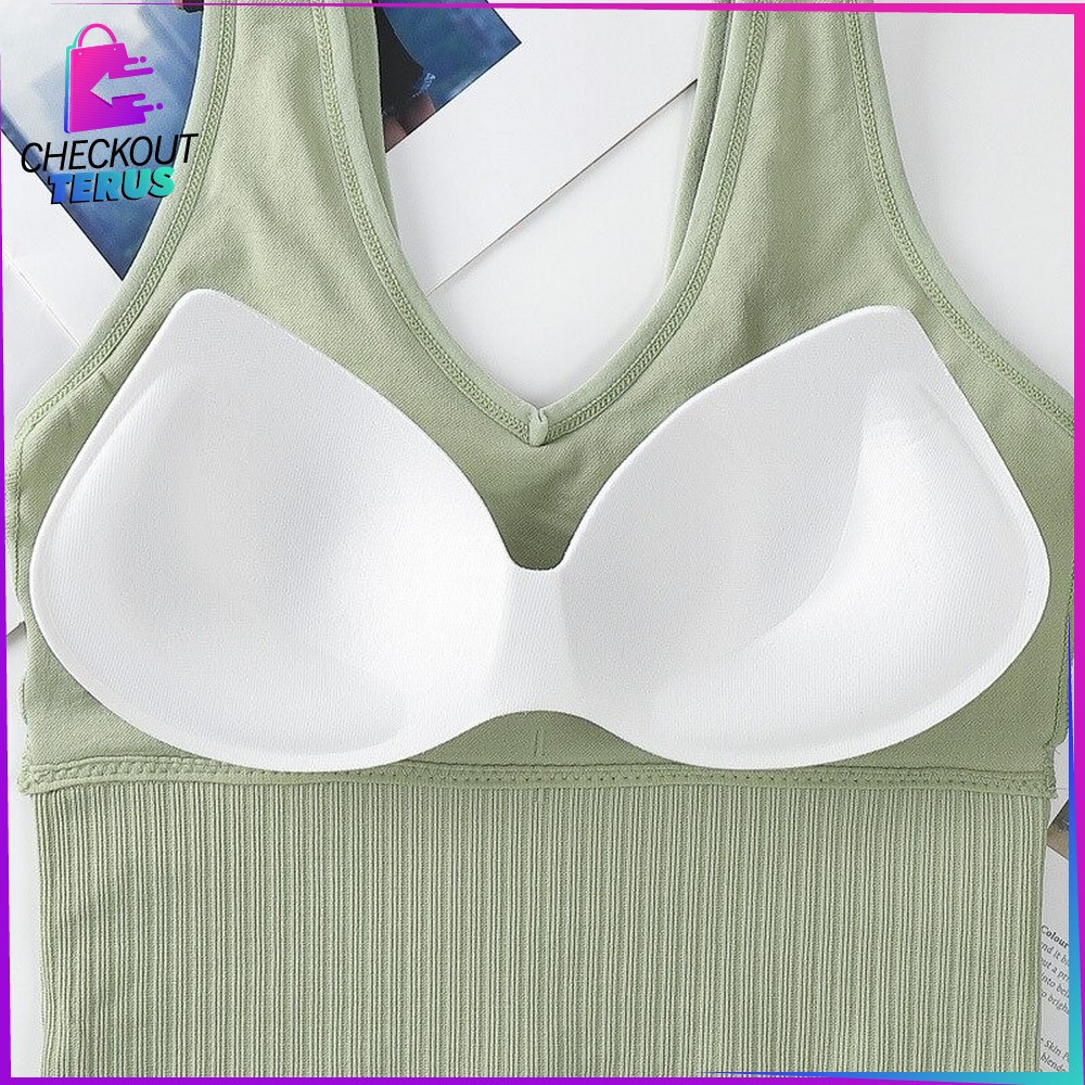 CT P94- P97 Pakaian Dalam Wanita Bra Yoga Tanpa Kawat Sport Bra Push Up Pakaian Atasan Wanita Bra Fitness Zumba Pakaian Atasan Olahraga Wanita