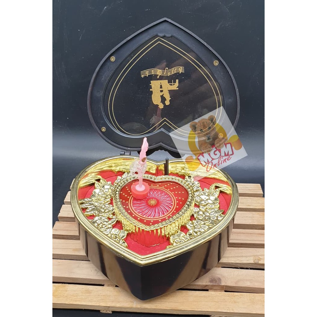 Kotak perhiasan / Kotak Music Love satu / Jewelry Music Box 9084