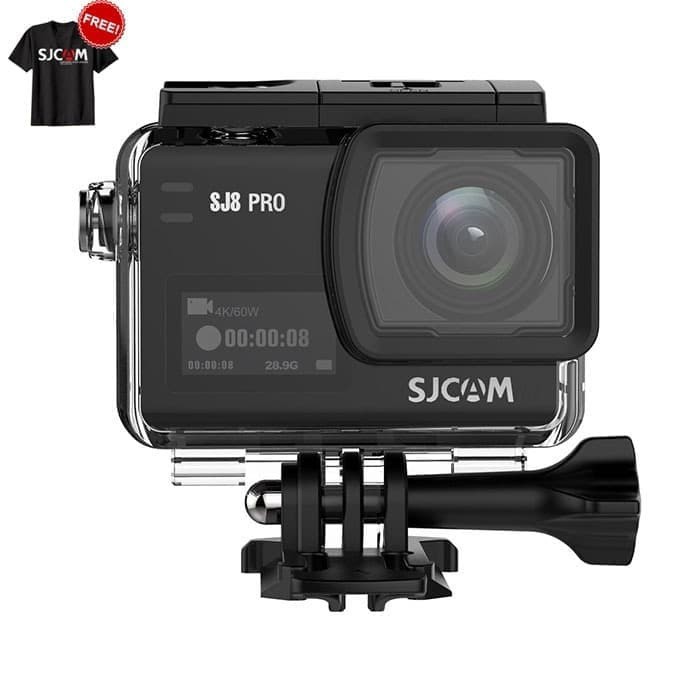 SJCAM SJ8 PRO 4K Touchscreen Action Camera 60 FPS EIS WiFi – Black