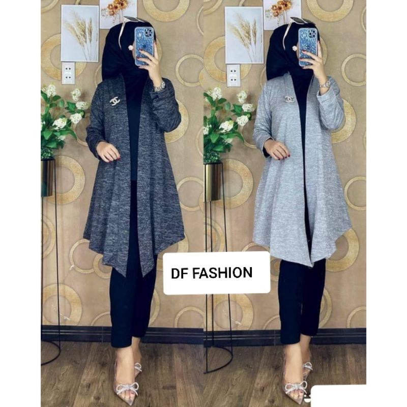 Outer | Cardigan Wanita Depan Panjang Belakang Pendek