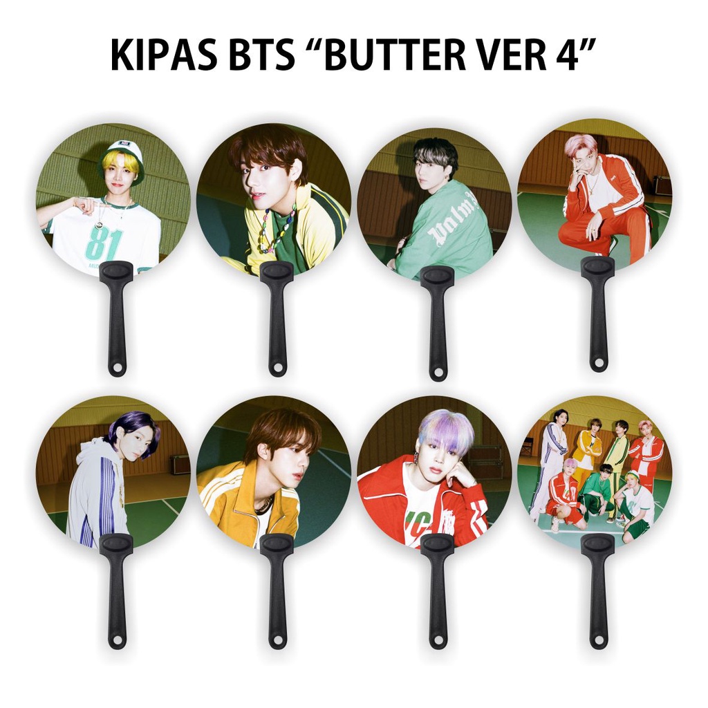 [READY STOCK] KIPAS TANGAN / HANDFAN BTS BUTTER VER 4