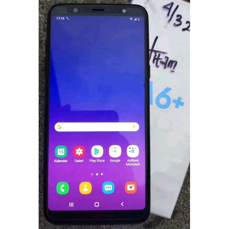 samsung a6 plus ram 4/32 gb fullseat no minus segel