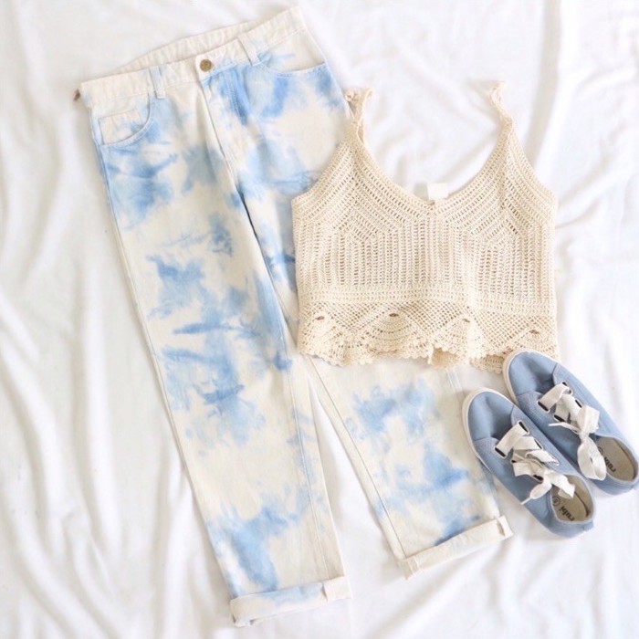 SAVANA BOYFRIEND BAGGY TIE DYE // CELANA JEANS TIEDYE