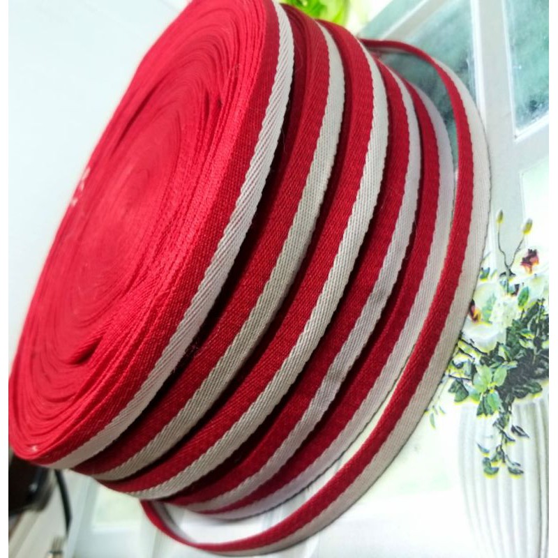 

per meter,pita salur list bendera lebar 1cm.