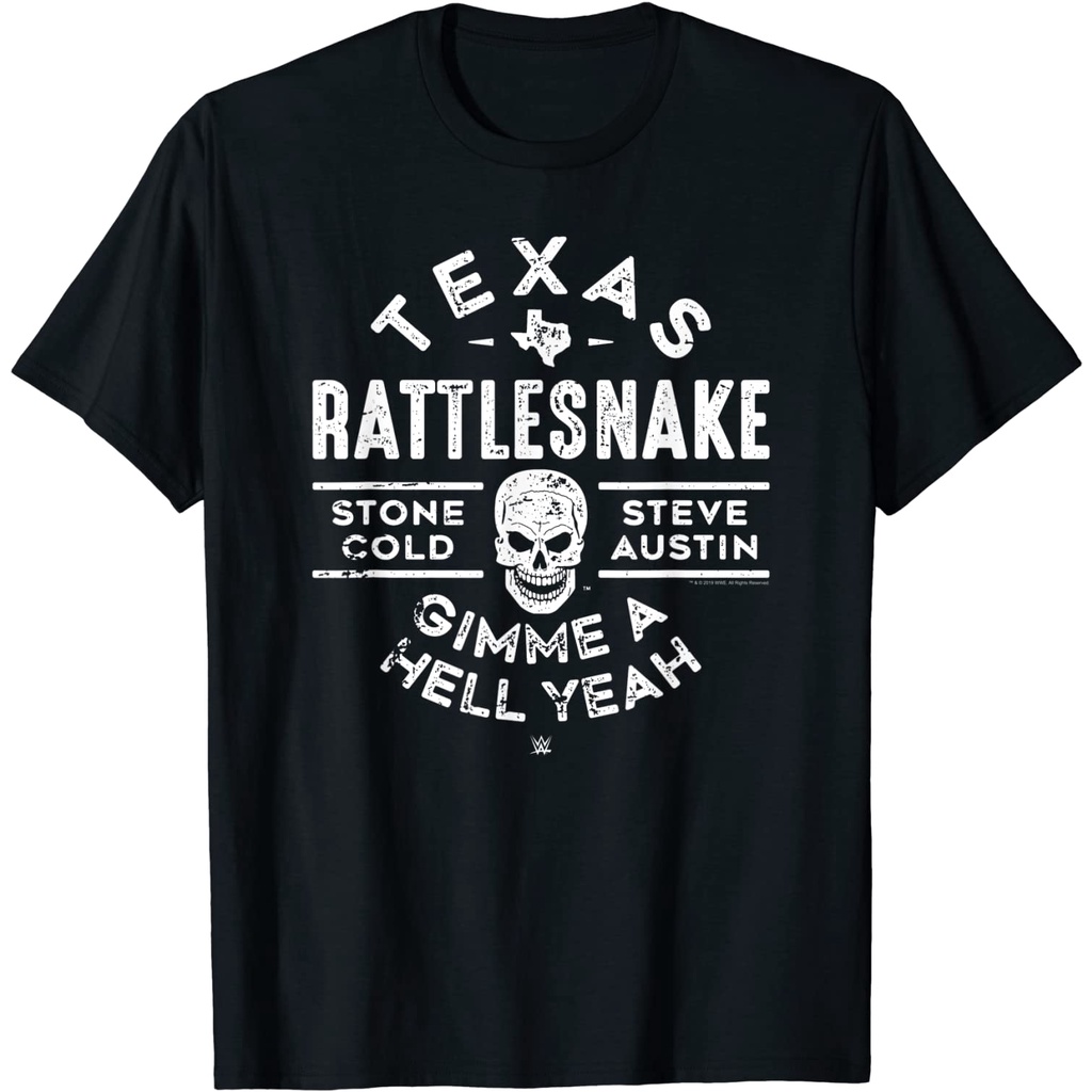 Kaos WWE Texas Rattlesnake Steve Austin Hell Yeah T-Shirt