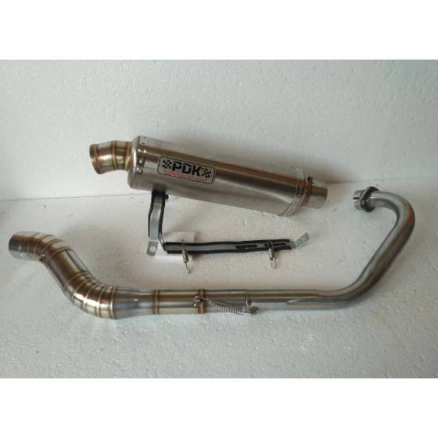 Knalpot pdk trioval buat SATRIA FU VIXION JUPITER MX SONIC CBR R15 DLL.