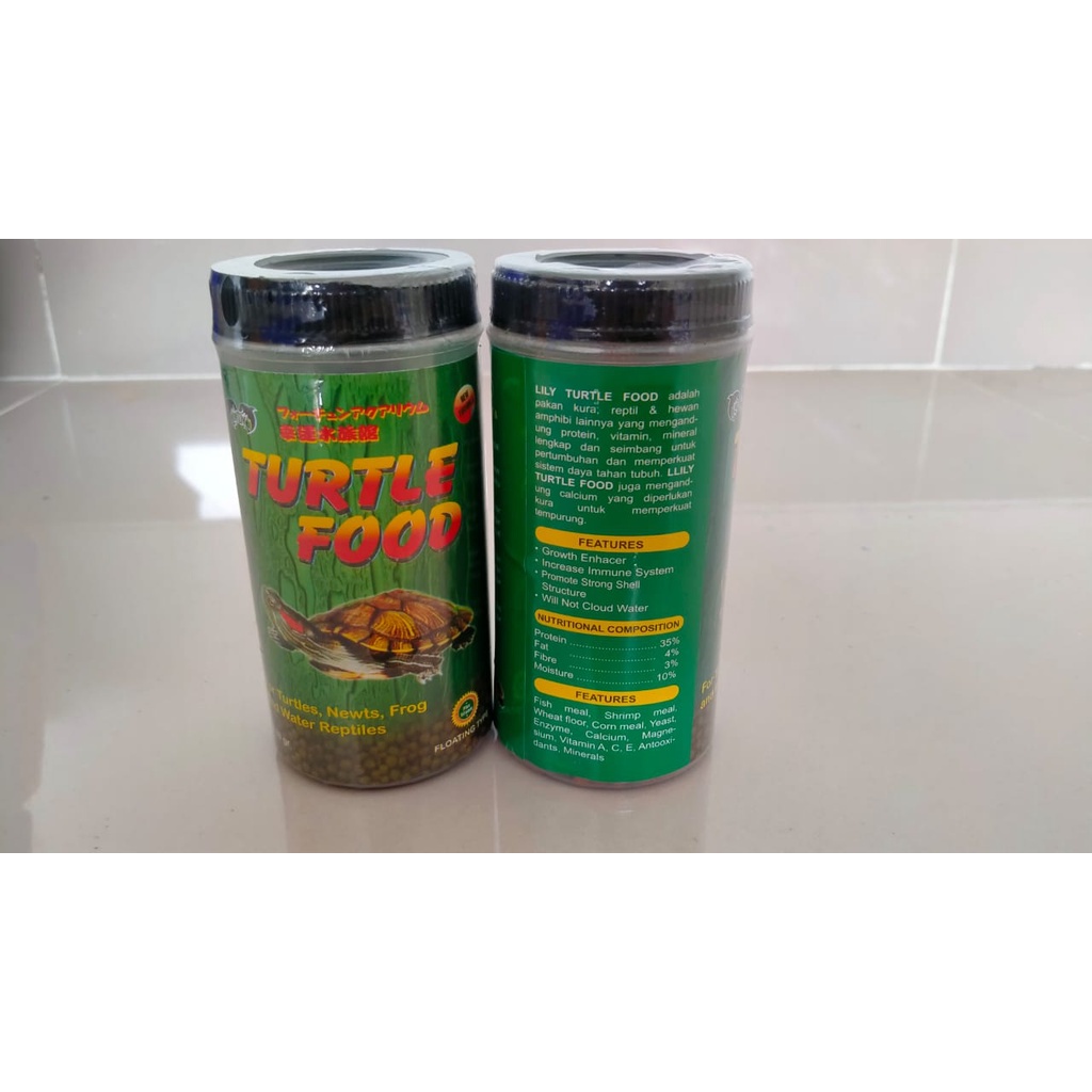 Pakan Kura Kura - Turtle Food 80 gr