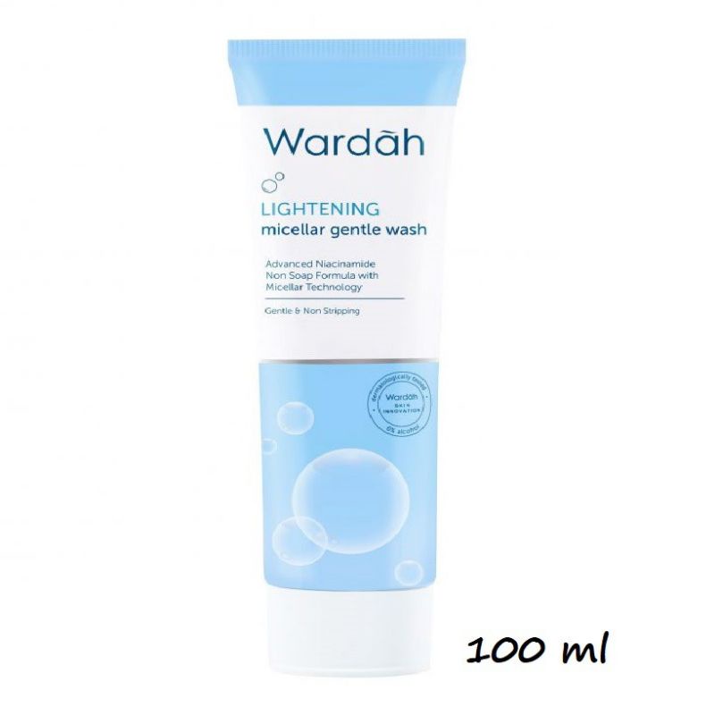 Wardah Lightening Micellar Gentle Wash 50ml &amp; 100ml