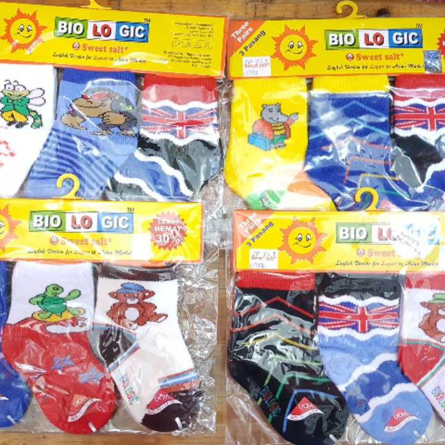 Kaos Kaki Biologic 11-12cm isi 3pasang S1